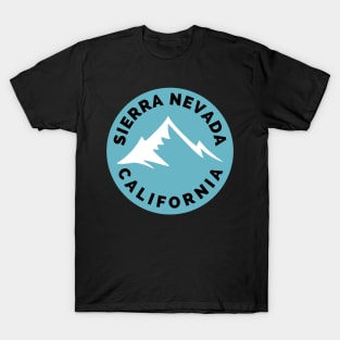 Sierra Nevada California - Sierra Nevada Ski Snowboard Mountain California Yosemite Travel T-Shirt